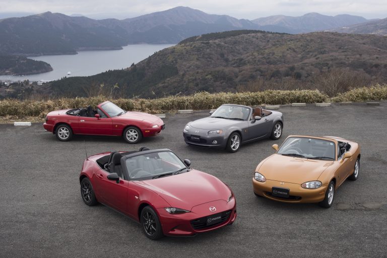 Mazda MX-5 NA, NB, NC, ND Comparison